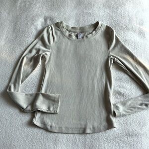 KGMTL Ribbed Crew Neck Top